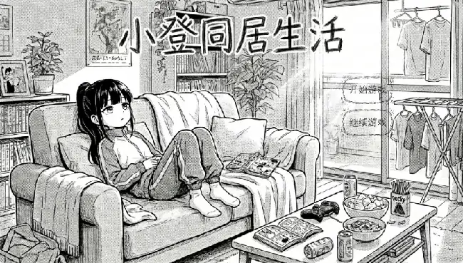 PC电脑【日系SLG/动态/黑白】小登同居生活 v0.2步-次元总站